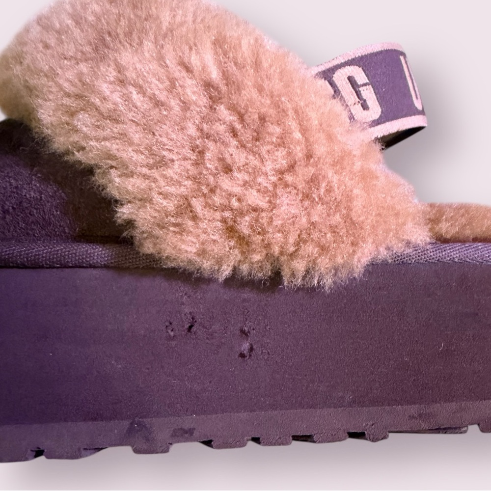 UGG Funkette Slipper in Burnt Cedar - Picture 4 of 5